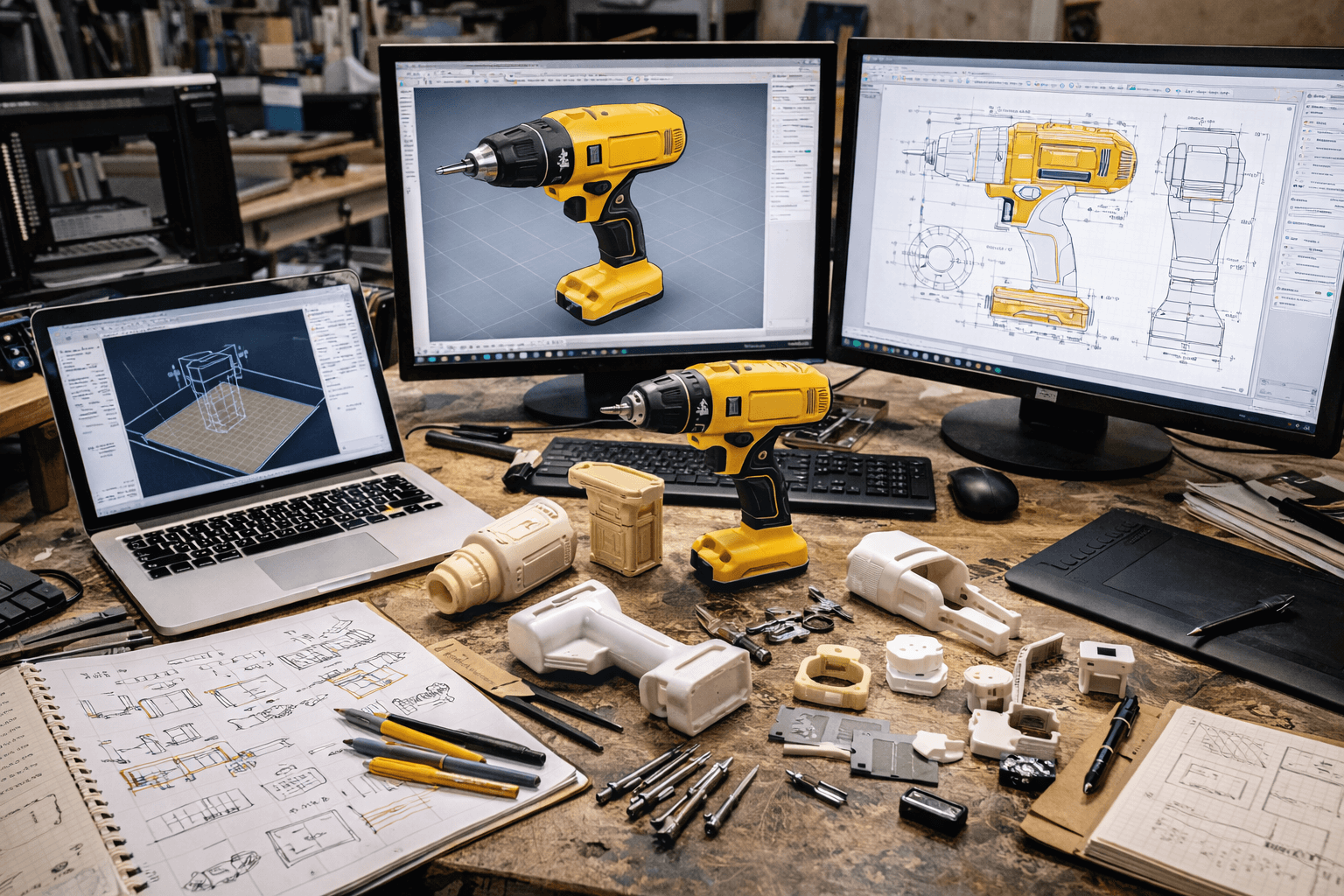 Disainerid, leiutajad ja tootearendajad 3D joonised disaineritele ja leiutajatele