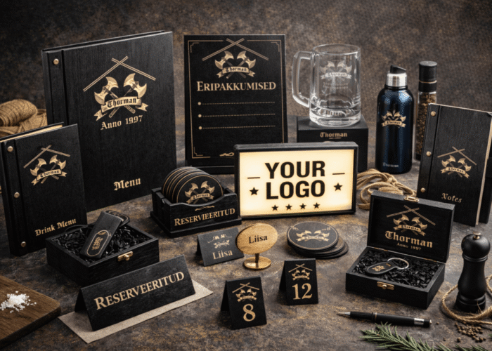 Galerii meie tehtud toodetest firma reklaamimiseks galerii firma reklaam-nännist