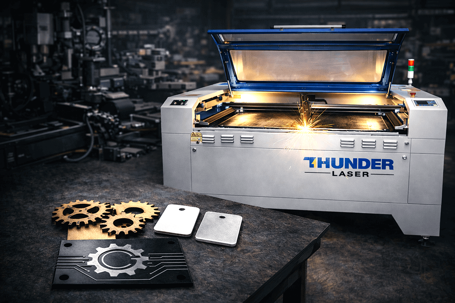 Laser Manufacturing & Product Development Tööstuslik tootmine ja tootearendus co2 laseriga