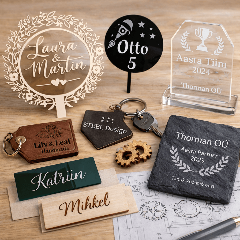 Lasergraveeritud firmakingitused