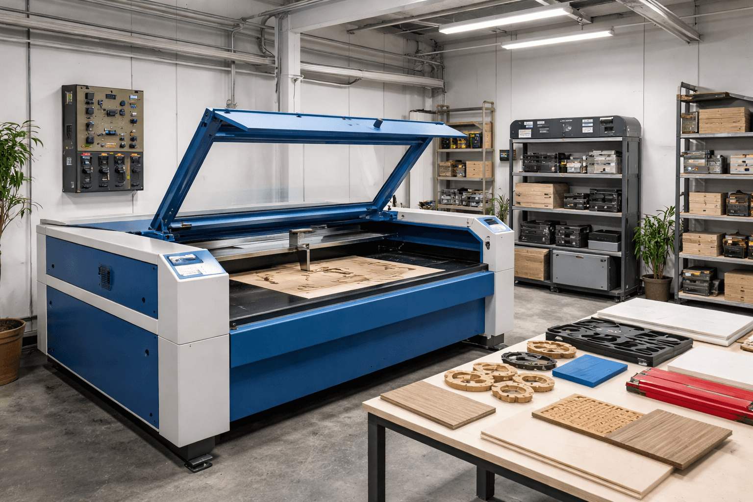 CO₂-laserlõikus ja graveerimine – professionaalne töökoja vaade ja näidistooted