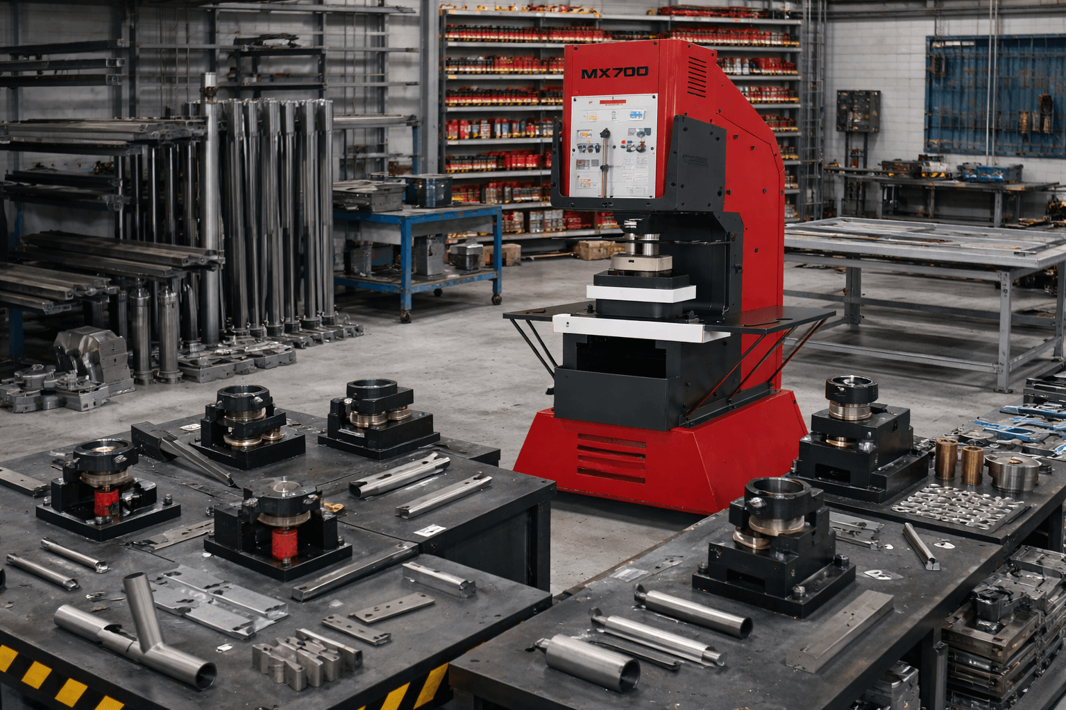 Möjligheter med en vertikal 70-tons press Möjligheter med en vertikal 70-tons press