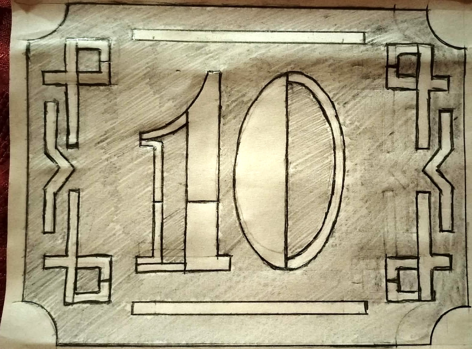 Visandi joonistamine CAD joonisele